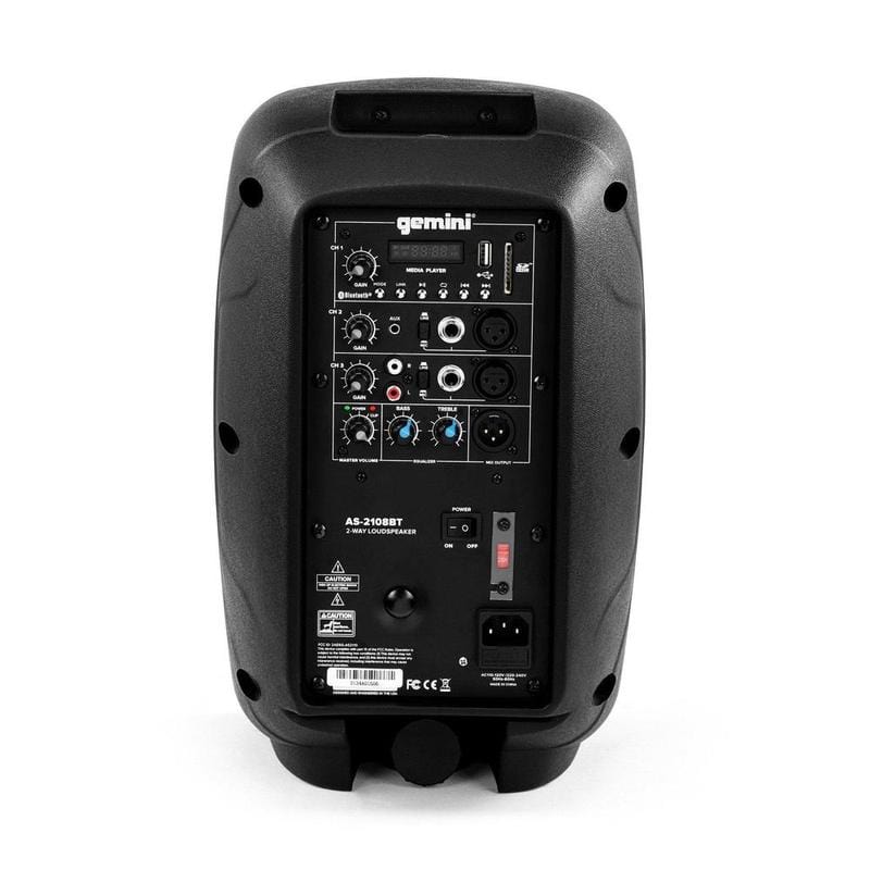 Gemini AS-2108BT 500 Watt Bluetooth Aktif Hoparlör küçük görsel 8