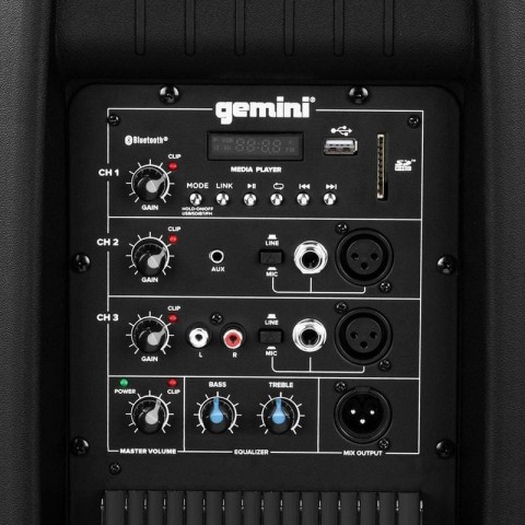 Gemini AS-2115BT 2000 Watt Bluetooth Aktif Hoparlör küçük görsel 2