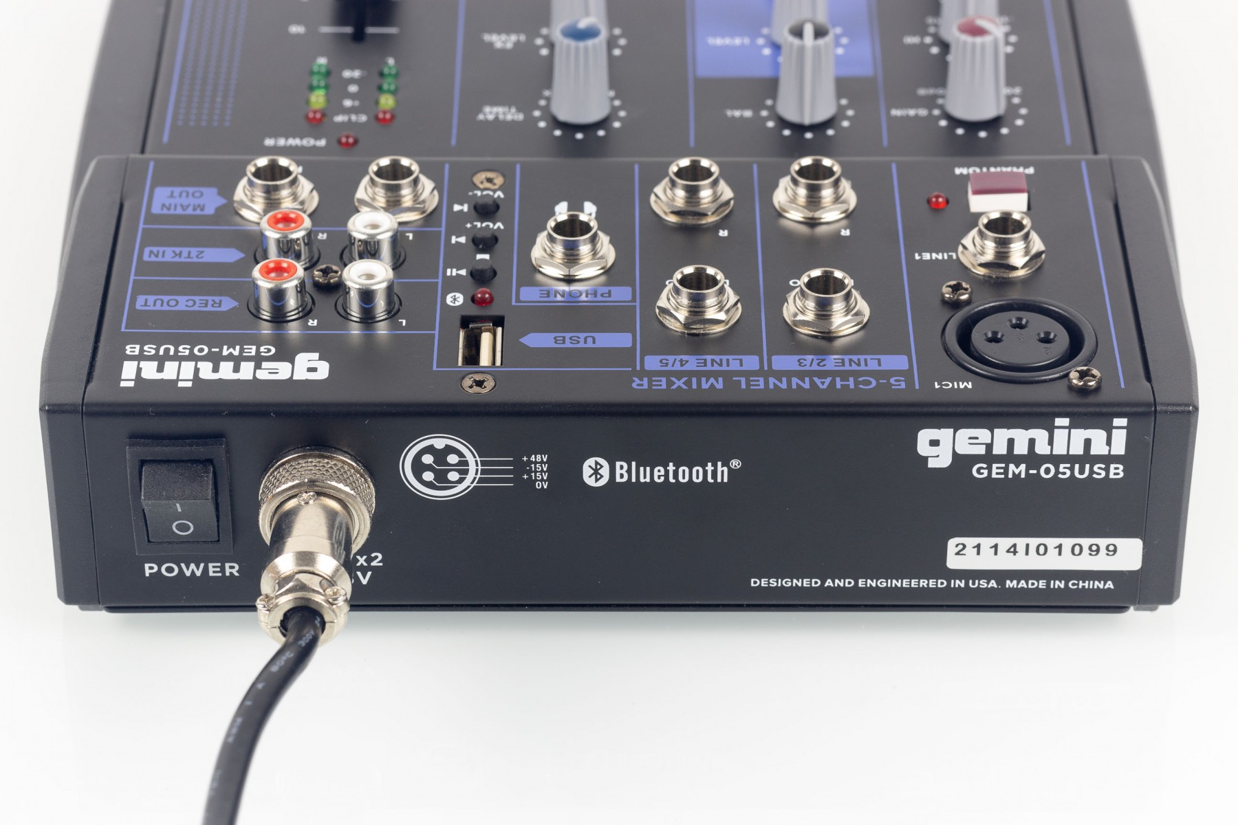 Gemini GEM-05USB 5 Kanal Mikser küçük görsel 4