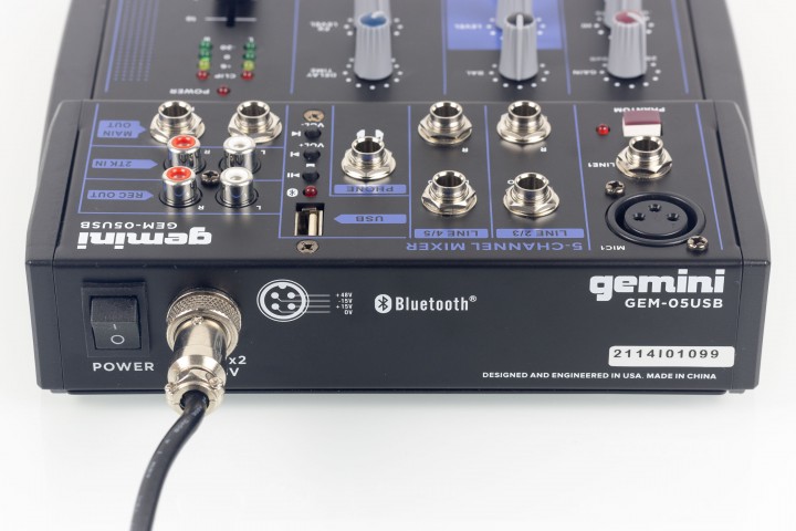 Gemini GEM-05USB 5 Kanal Mikser küçük görsel 8