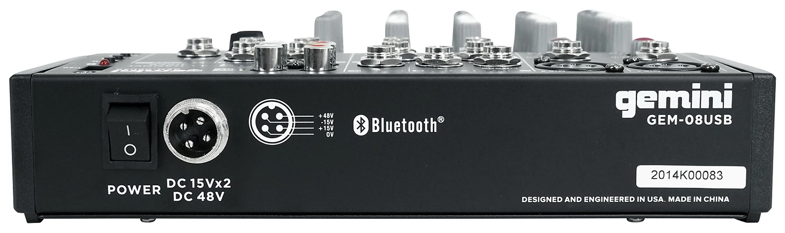 Gemini GEM-08USB 8 Kanal Mikser küçük görsel 4