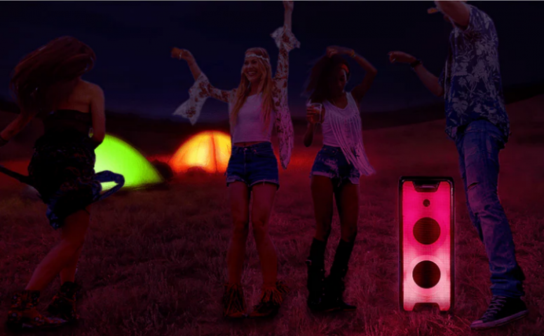 Gemini GLS-880 Taşınabilir Işıklı Bluetooth Hoparlör küçük görsel 3