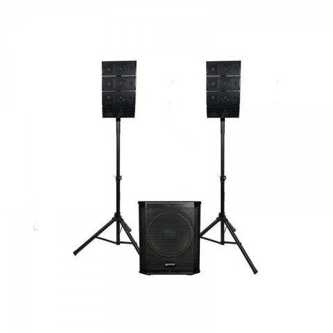 Gemini LRX-448 Portatif Line Array PA Sistemi küçük görsel 2