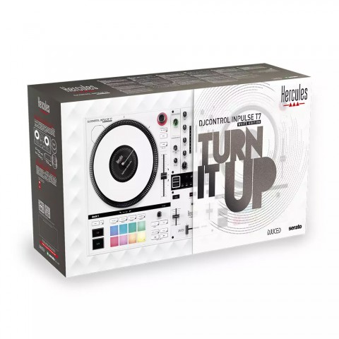 Hercules Inpulse T7 WW Beyaz DJ Controller küçük görsel 2