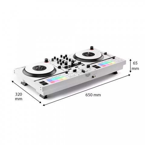 Hercules Inpulse T7 WW Beyaz DJ Controller küçük görsel 10