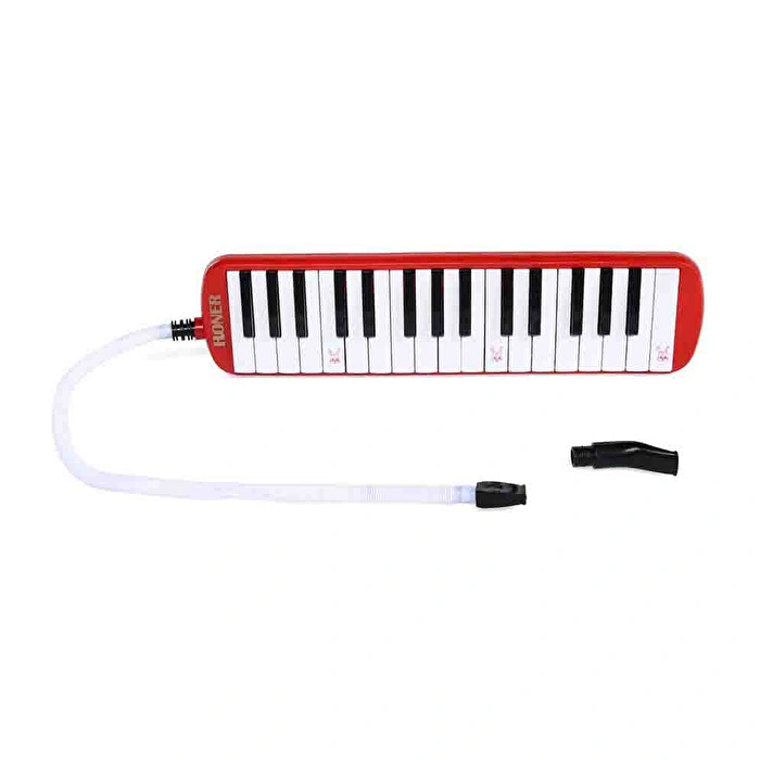 HONER 32 Tuş Melodika - Kırmızı küçük görsel 6
