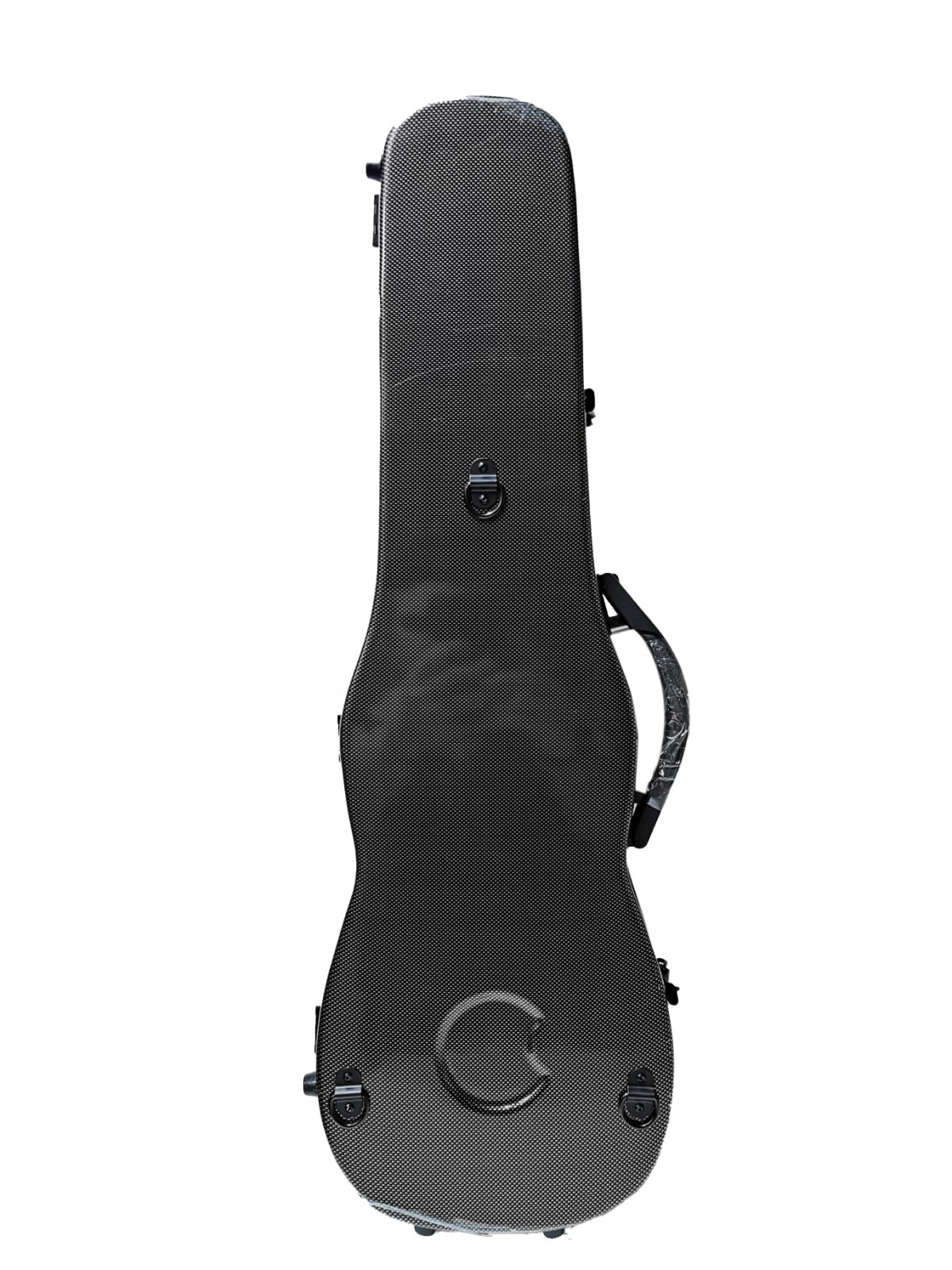 JS-103 Fiber Siyah Gri Noktalı 4/4 Keman Kutusu küçük görsel 3