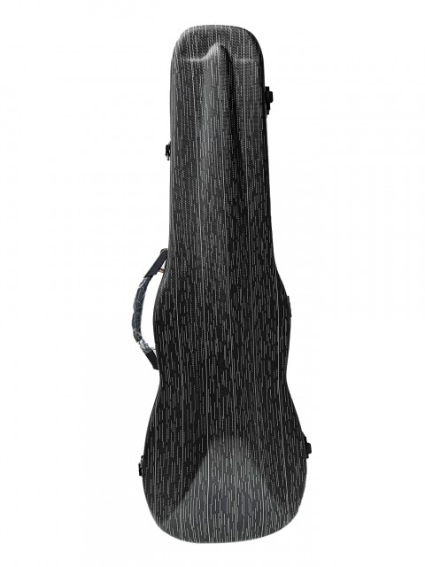 JS-104 Fiber Siyah Matrix 4/4 Keman Kutusu küçük görsel 5