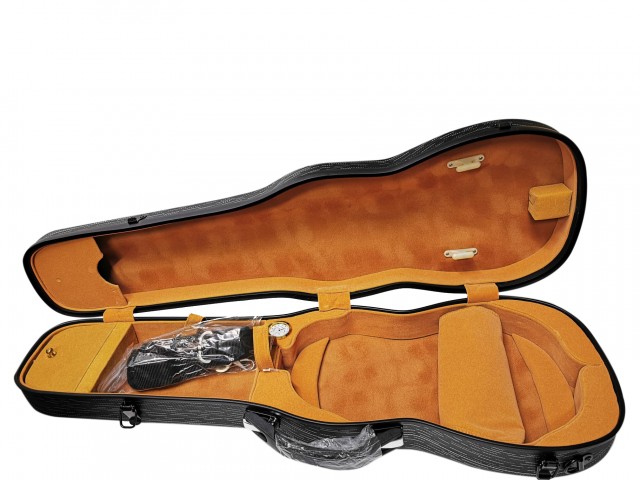 JS-104 Fiber Siyah Matrix 4/4 Keman Kutusu küçük görsel 8