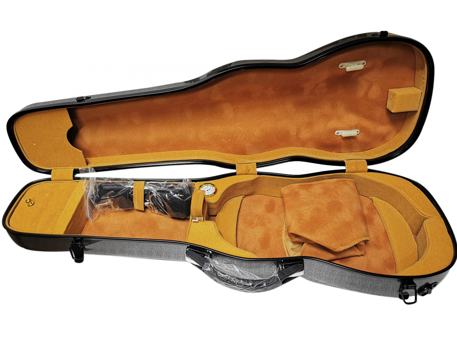 JS-105 Fiber Gri Rainbow 4/4 Keman Kutusu küçük görsel 4