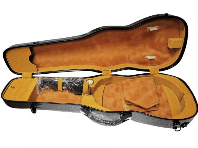 JS-105 Fiber Gri Rainbow 4/4 Keman Kutusu küçük görsel 8