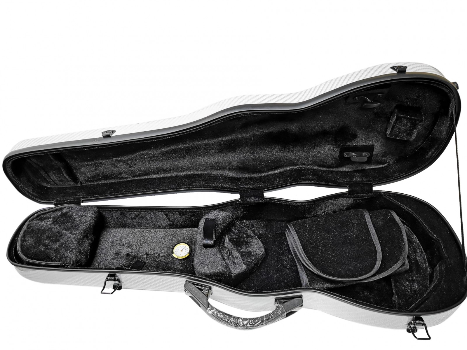 JS-106 Fiber Beyaz Kırçıllı 4/4 Keman Kutusu küçük görsel 4