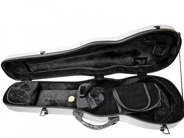 JS-106 Fiber Beyaz Kırçıllı 4/4 Keman Kutusu küçük görsel 8