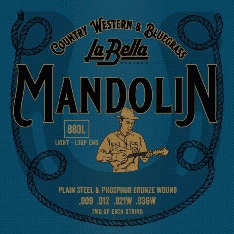 La Bella 880L Mandolin Teli küçük görsel 2