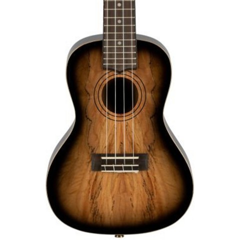 Laniikai Limited Edition SMBB-CX Spalted Maple Concert Ukulele küçük görsel 11