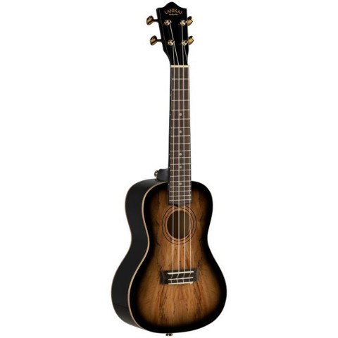 Laniikai Limited Edition SMBB-CX Spalted Maple Concert Ukulele küçük görsel 12