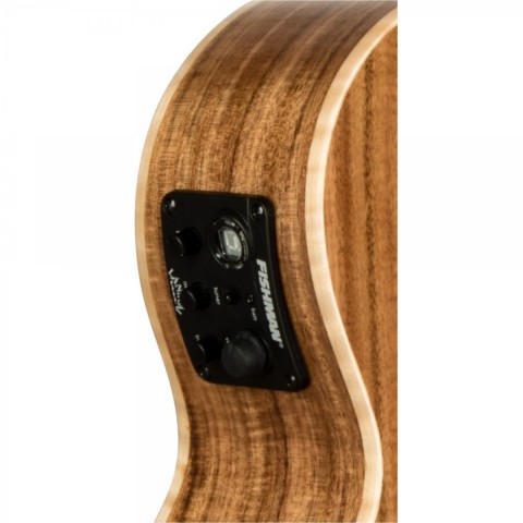 Lanikai ACS-CET Acacia Solid Top Tenor Elektro Ukulele küçük görsel 10