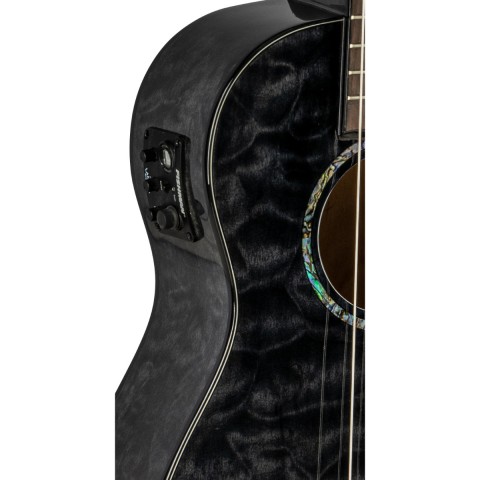 Lanikai QM-BKCEG Quilted Maple Guitalele küçük görsel 2
