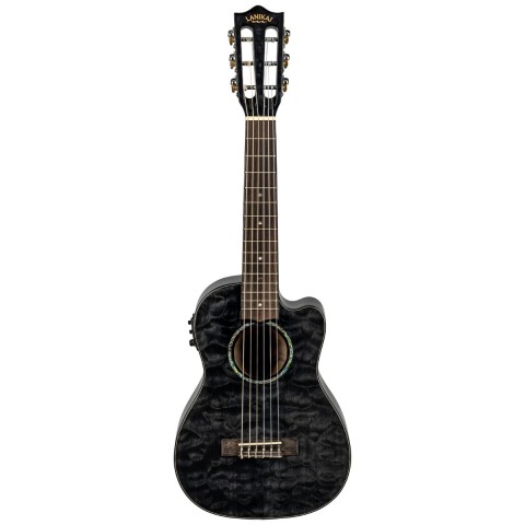 Lanikai QM-BKCEG Quilted Maple Guitalele küçük görsel 13