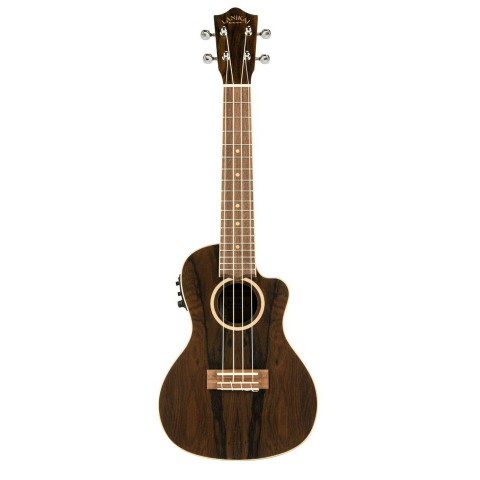 Lanikai ZR-CEC Ziricote Concert Elektro Ukulele küçük görsel 5