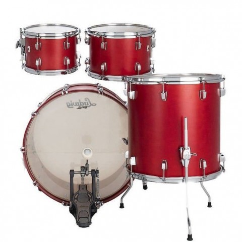 Ludwig Neusonic Downbeat Diablo Red Shell Pack Davul Seti küçük görsel 2