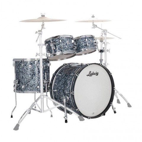 Ludwig Neusonic Downbeat Steel Blue Pearl Shell Pack Davul Seti küçük görsel 10