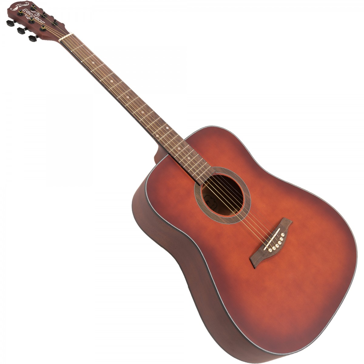 Madison MAG-41M-TRD Trans Red Akustik Gitar küçük görsel 13