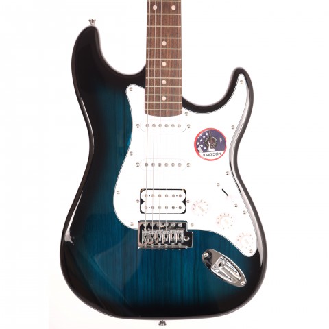 Madison MEG-2BLS Blue Burst Elektro Gitar küçük görsel 7