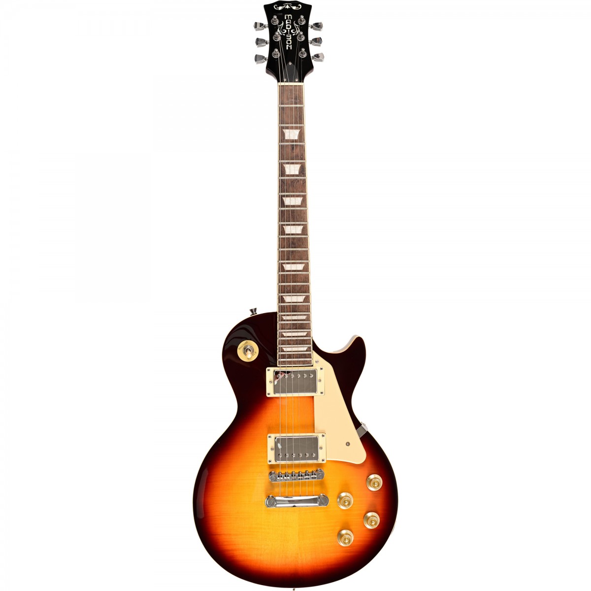 Madison MEG-LPF-ITB Ice Tea Sunburst Elektro Gitar küçük görsel 9
