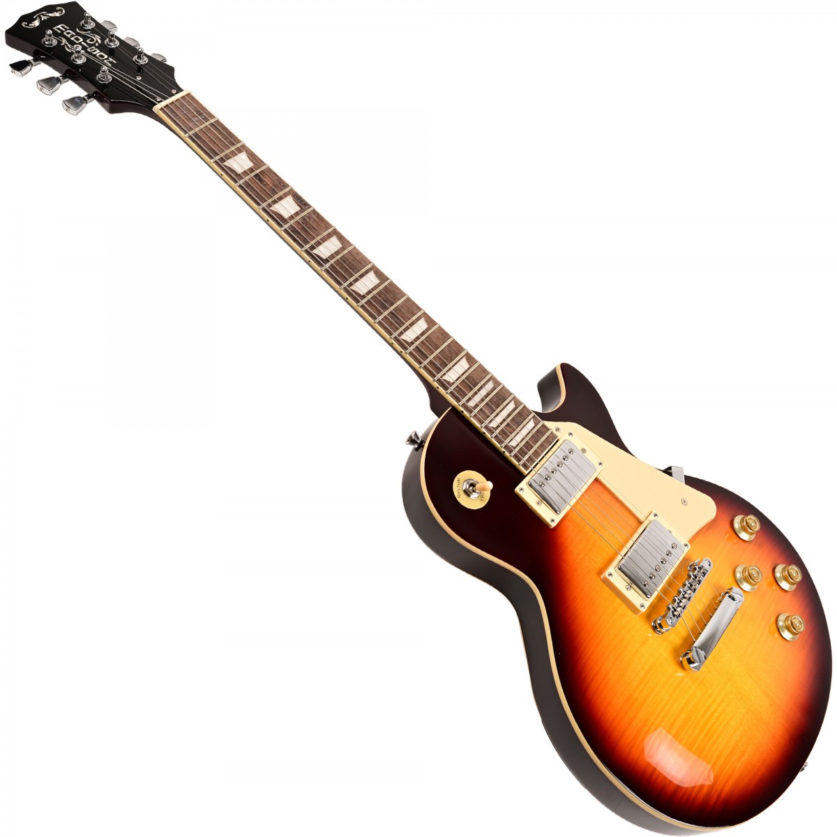 Madison MEG-LPF-ITB Ice Tea Sunburst Elektro Gitar küçük görsel 10