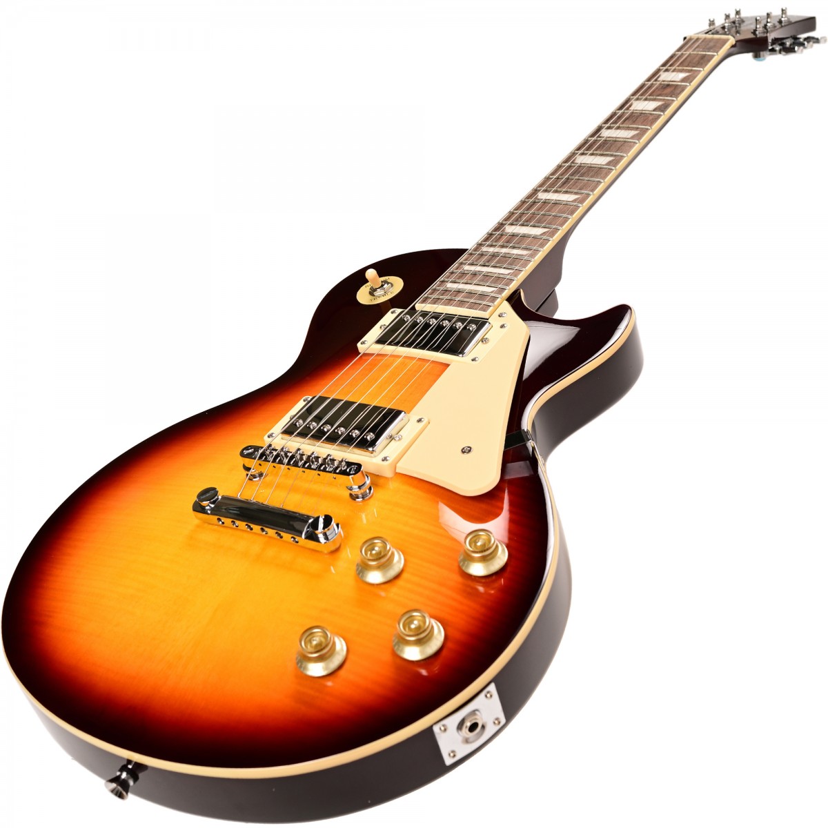 Madison MEG-LPF-ITB Ice Tea Sunburst Elektro Gitar küçük görsel 11