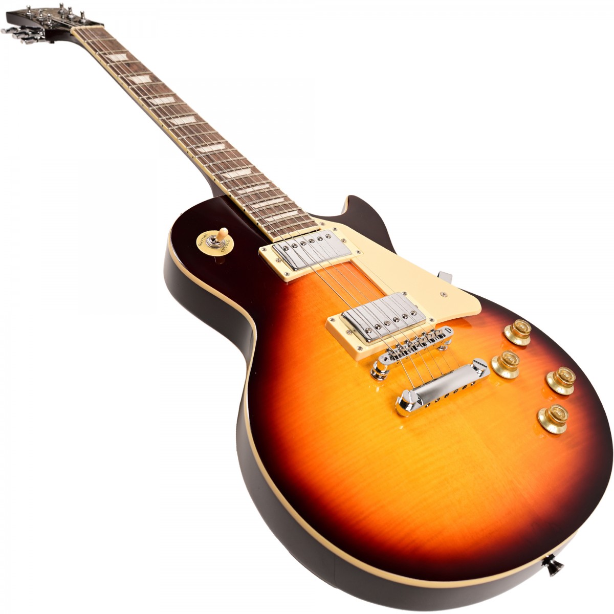 Madison MEG-LPF-ITB Ice Tea Sunburst Elektro Gitar küçük görsel 12