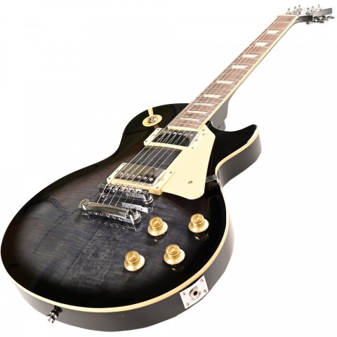 Madison MEG-LPF-TBK Trans Siyah Elektro Gitar küçük görsel 5