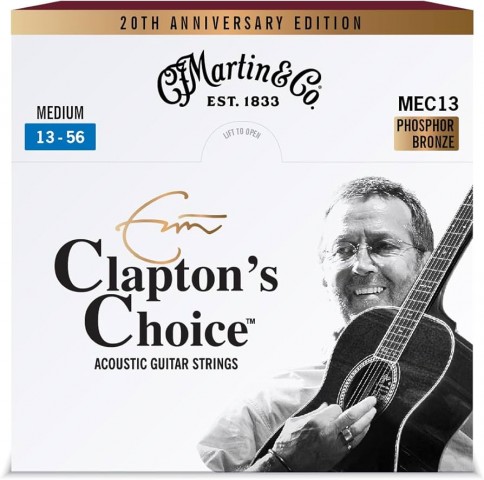 Martin MEC13LTD20 Eric Clapton's Choice Phosphor Bronze Akustik Gitar Teli (13-56) küçük görsel 3