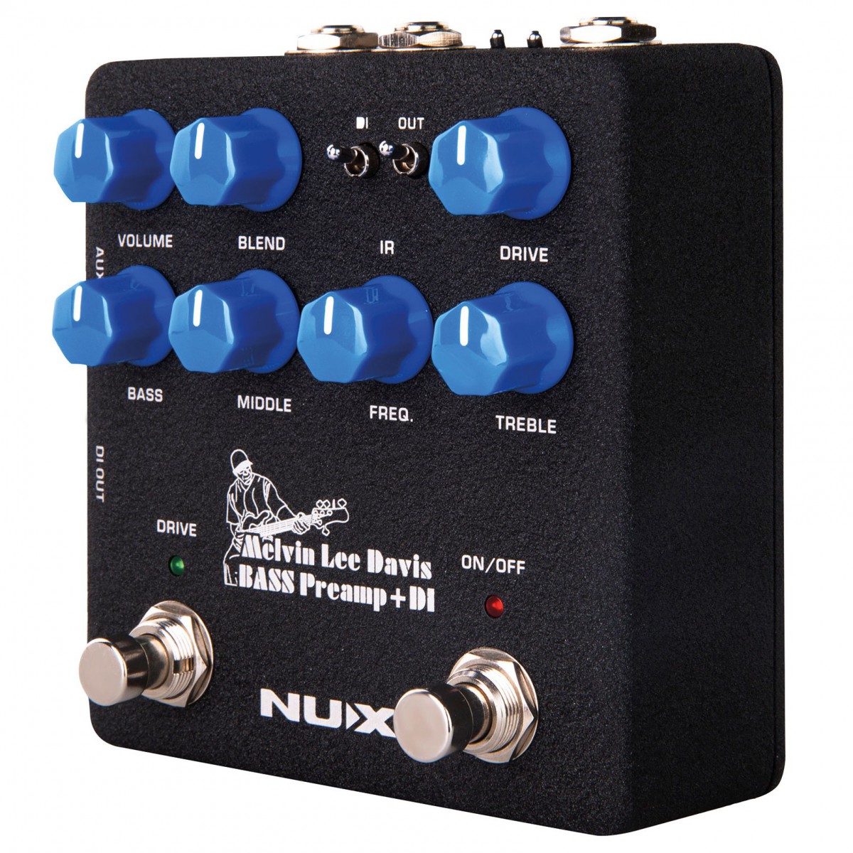 Nux NBP-5 Melvin Lee Davis Signature Bass Preamp + DI Box küçük görsel 3