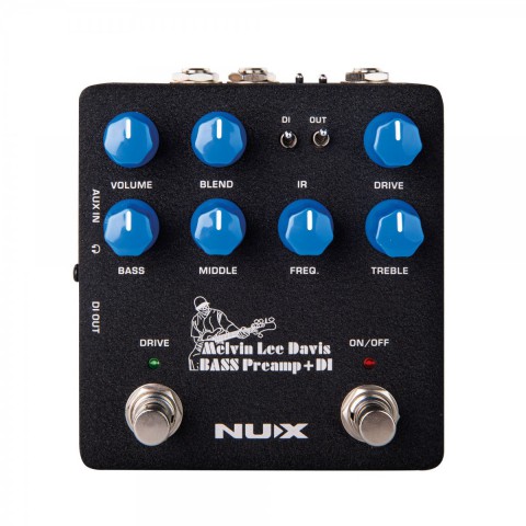 Nux NBP-5 Melvin Lee Davis Signature Bass Preamp + DI Box küçük görsel 5