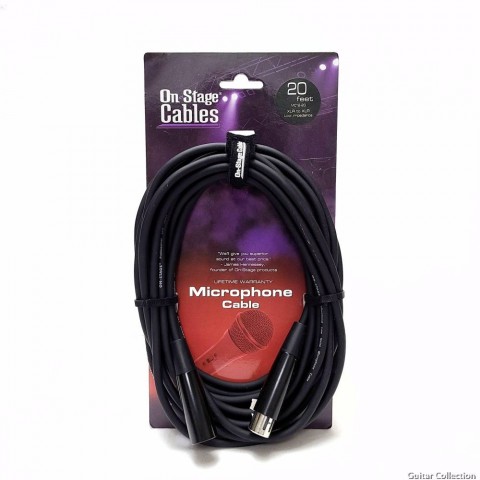 On Stage MC12-20XLR 6 Metre Mikrofon Kablosu küçük görsel 2