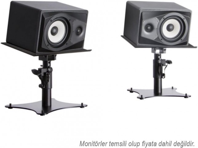 On Stage SMS4500-P Masaüstü 2 Li Stüdyo Monitörü Standı küçük görsel 6