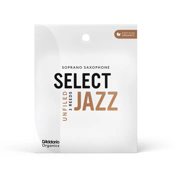 Organic Select Jazz Unfiled Soprano Saksafon Kamışı - 2 Hard (3'lü Kutu) küçük görsel 2