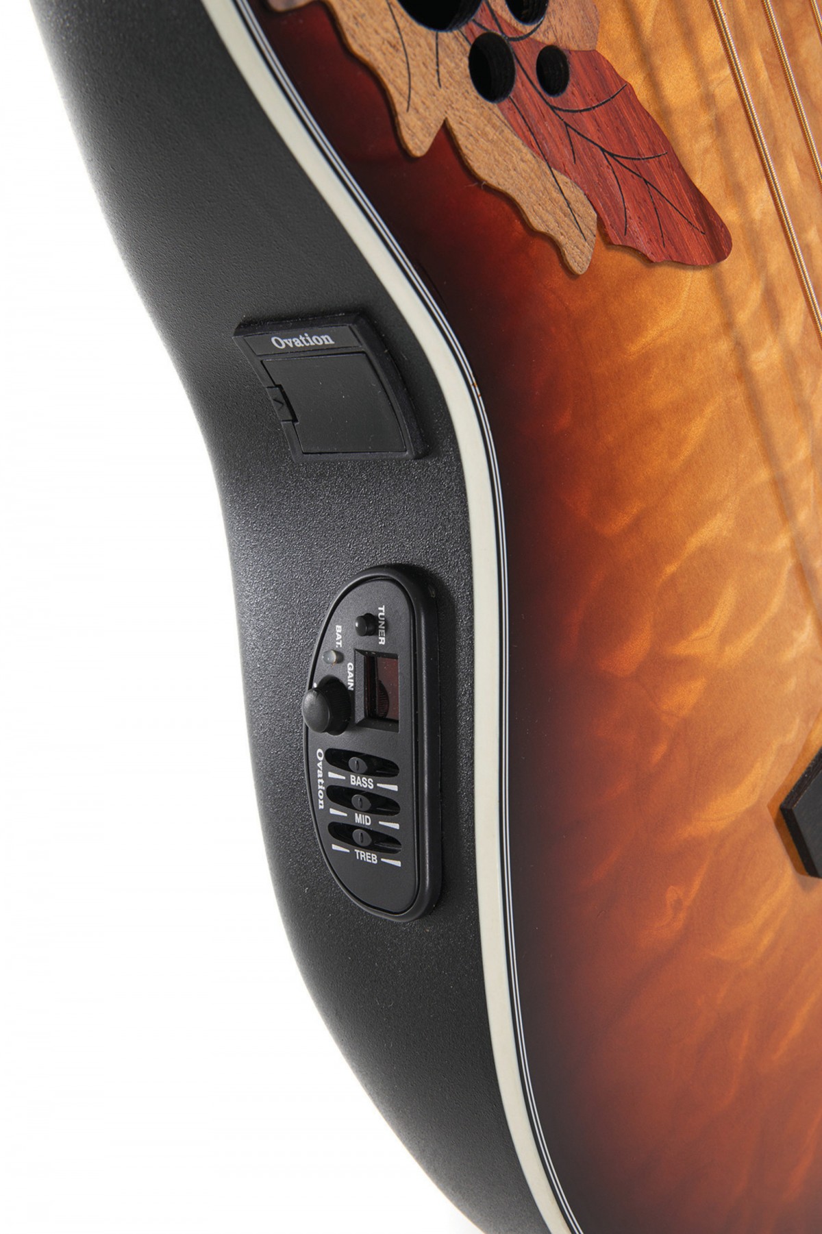 Ovation Cebrity Elite Plus CEB44X-7C-G Elektro Akustik Bas Gitar küçük görsel 9