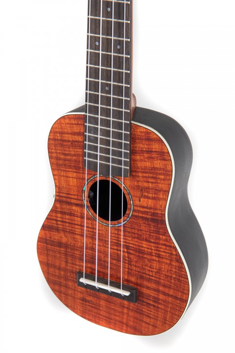 Ovation Celebrity Traditional Plus UCS10P-KOAE-G Elektro Soprano Ukulele küçük görsel 6