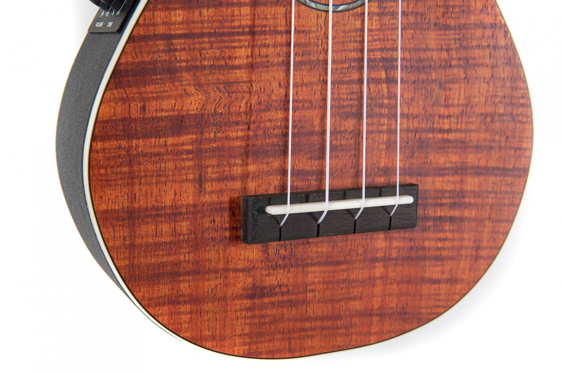 Ovation Celebrity Traditional Plus UCS10P-KOAE-G Elektro Soprano Ukulele küçük görsel 14