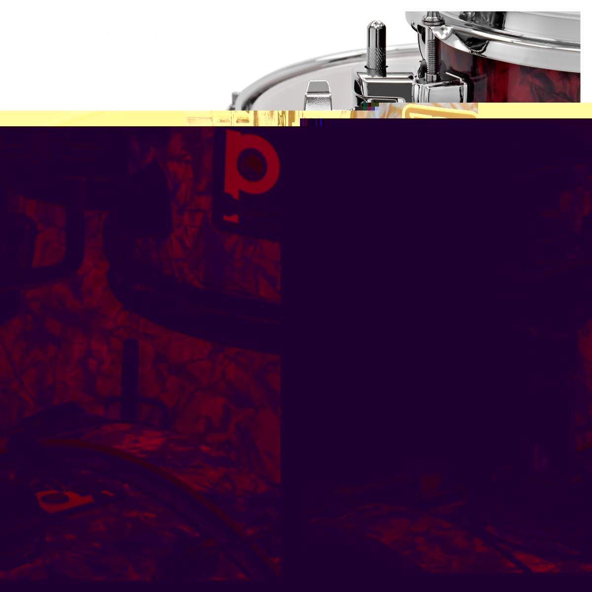 Premier Artist Heritage Serisi 20" 4pc Shell Pack Davul Seti küçük görsel 6