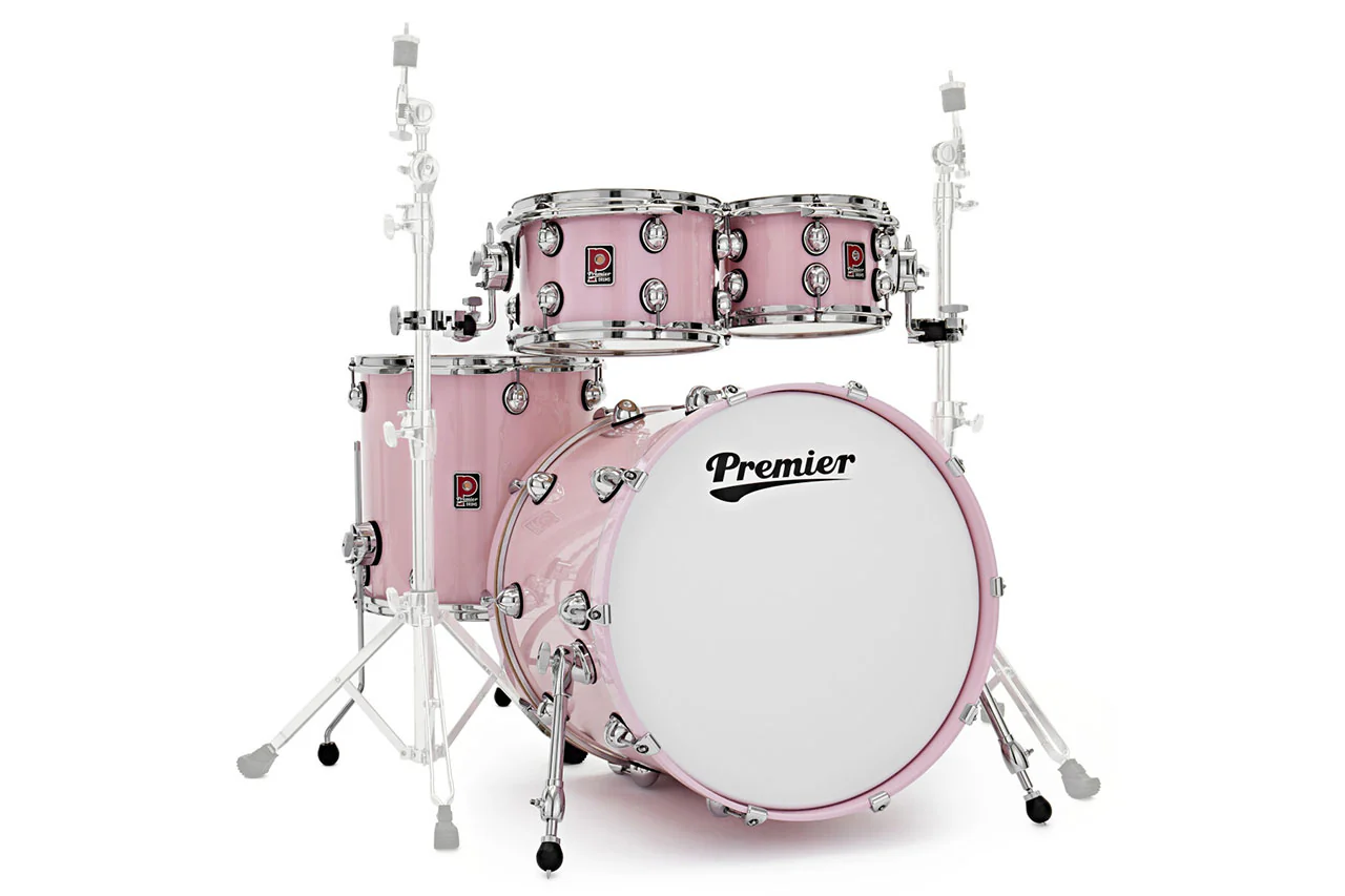 Premier Genista Maple 4pc Pink Shell Pack Davul Seti küçük görsel 2