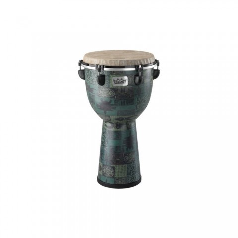 REMO APEX DESIGNER SERIES DJEMBE GREEN KINTE 12 x 22 inç küçük görsel 2