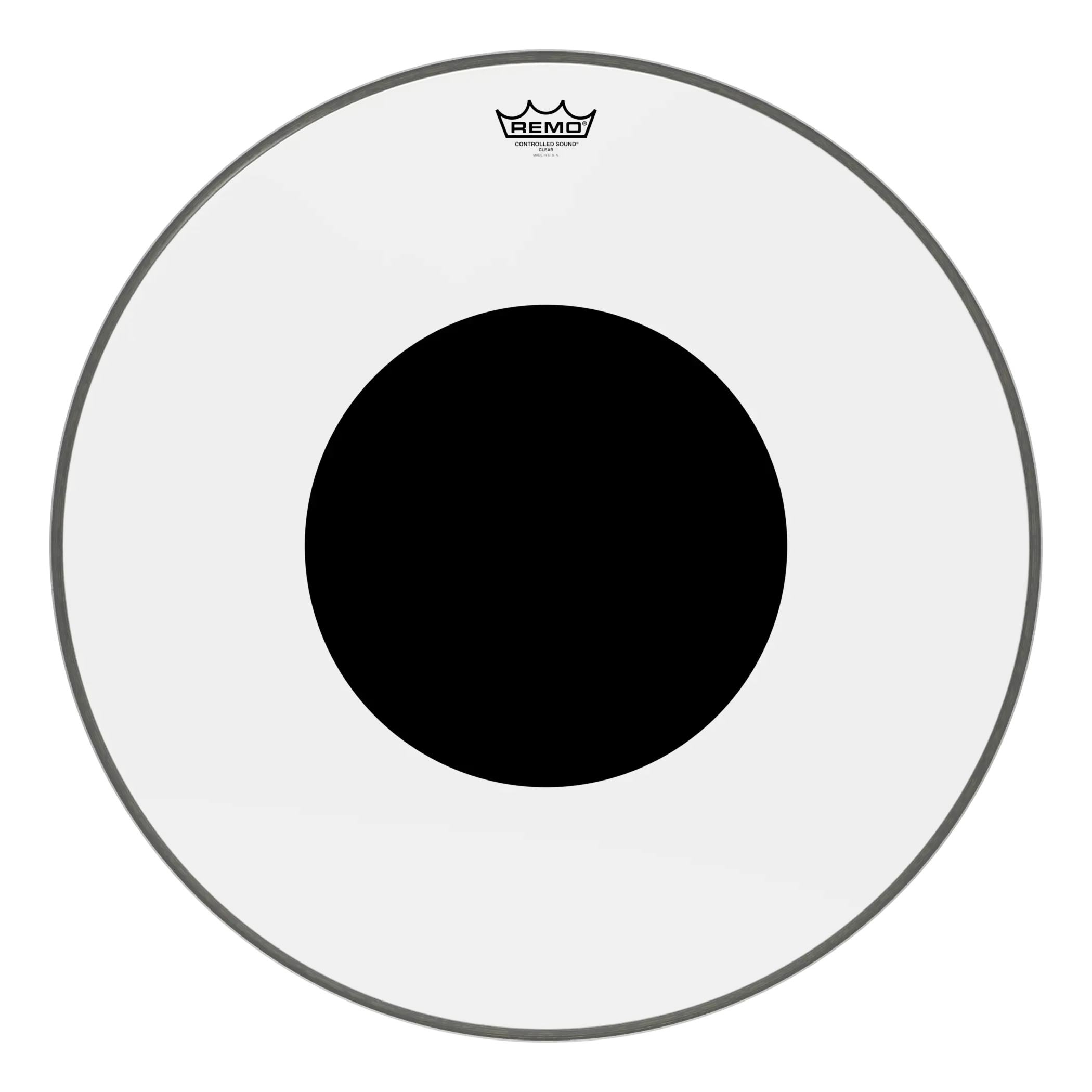 Remo Controlled Sound® Clear Black Dot™ 12 İnç Davul Derisi küçük görsel 2