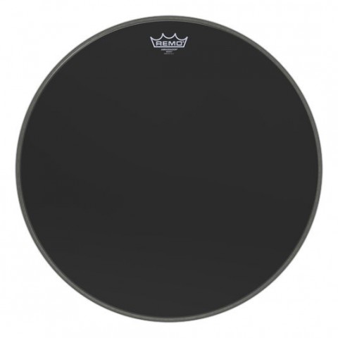 REMO ES-1018-00 18 inç AMBASSADOR® EBONY Bas Davul Derisi küçük görsel 2