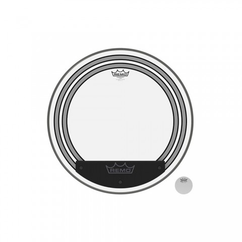 REMO POWERSONIC® CLEAR 20 inç Kick Derisi küçük görsel 2