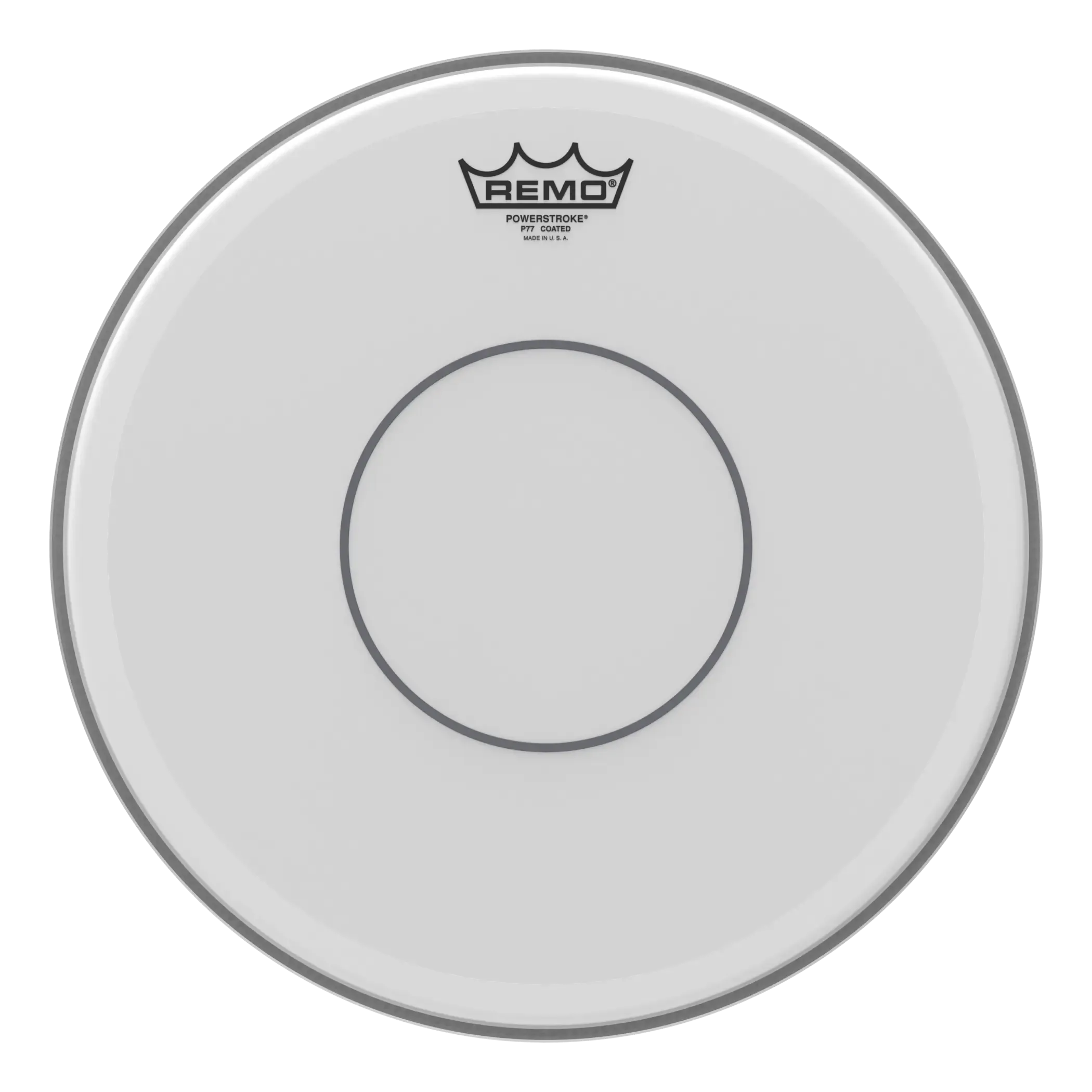 REMO POWERSTROKE® 77 COATED CLEAR DOT 14 İnç Trampet Derisi küçük görsel 2