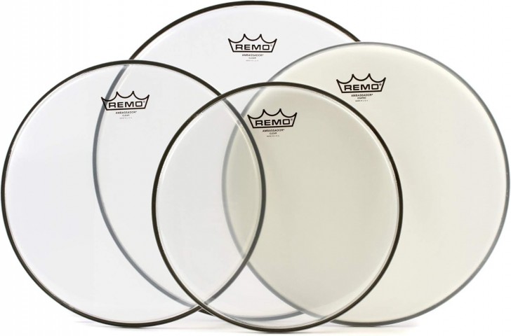 REMO PROPACK (12,13,16 CLEAR BA + 14 COATED BA) Deri Seti küçük görsel 2